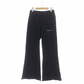 レディメイド READYMADE PIONCHAM SWEAT PANTS パンツ フレア スウエット イージー S 黒 ブラック /MI ■OS レディースの画像1