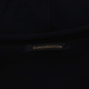 バンヤードストーム BARNYARDSTORM ロングカーディガン シアー 長袖 F 黒 ブラック /HS ■OS レディースの画像3