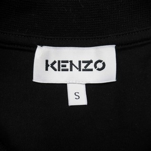 極美品 21ss 山本寛斎 KENZO オーバーサイズ Tシャツ タイガー 刺繍 ロゴ プリント プルオーバー ビッグシルエット S 黒/▲S41/メンズの画像8