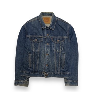 リーバイス Levi's 90s 米国製 ヴィンテージ 70506-0217 デニムジャケット Gジャン 42 インディゴブルー メンズ