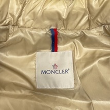 モンクレール MONCLER 国内正規 ヒマラヤ HIMARAYA ダウンジャケット フェザー混 デカロゴ ワッペン フーディー 1 グレー ベージュ メンズ_画像6