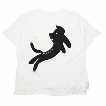 ツモリチサト TSUMORI CHISATO by niko and... コラボキラネコプリント 半袖 Tシャツ カットソー クルーネック 白 ホワイト M レディース_画像2