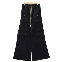 リックオウエンス Rick Owens 2023AW LUXOR期 CARGO BELAS PANTS カーゴ ベラ ワイド パンツ 46 BLACK(ブラック) メンズ_画像1