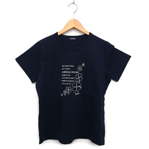 イーストボーイ EAST BOY カットソー Tシャツ ラウンドネック コットン 綿 プリント 英字 半袖 15 黒 ブラック /NT11 レディース