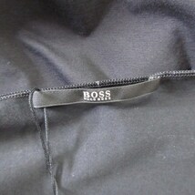 未使用品 ヒューゴボス HUGO BOSS Tシャツ カットソー ストレッチ有 七分袖 黒 ブラック XSサイズ 0215 レディース_画像7