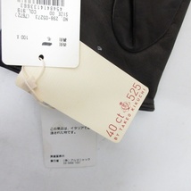 未使用品 タケオキクチ TAKEO KIKUCHI タグ付き レザー グローブ 手袋 ブラック 黒 00 約XS-Sサイズ 0217 レディース_画像7