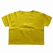 美品 ジャーナルスタンダード JOURNAL STANDARD ボートネック オーバーサイズ Tシャツ カットソー コットン 黄色 イエロー レディース_画像2