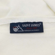 セントジェームス SAINT JAMES コットン 長袖 カットソー SM 白 ホワイト /HK ■OS レディース_画像3