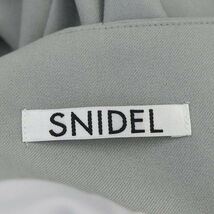 スナイデル snidel 21SS ハイウエストヘムフレアツイルスカート ロング 0 グレー /HK ■OS レディース_画像3