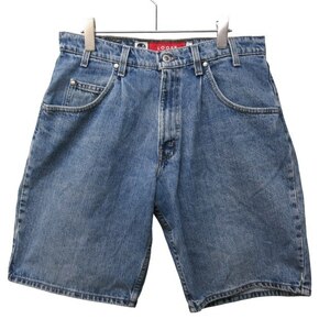 リーバイス Levi's シルバータブ ルーズ LOOSE デニム ジーンズ ハーフパンツ インディゴ ブルー系 33 約M IBO47 0215 メンズ