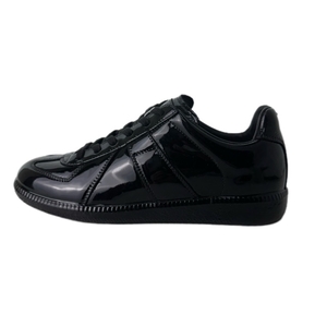 未使用品 メゾンマルジェラ 22 Maison Margiela 22 Sneakers S038-MM FEMALE SHOES MAIN レザー スニーカー 36 黒 ブラック S58WS0109■GY3