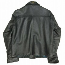 14AW ネイバーフッド NEIGHBORHOOD SRJ/CL-JKT カウレザー ダブル ライダース ジャケット バイカー 牛革 ブルゾン 142SSNH-JKM01_画像2