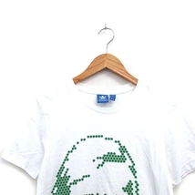 アディダス adidas 国内正規品 スタンスミス Tシャツ カットソー 半袖 コットン プリント S ホワイト 白 /KT12 メンズ_画像4