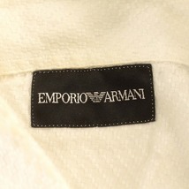 エンポリオアルマーニ EMPORIO ARMANI シャツ ワイシャツ 柄刺繍 41 M 白 ホワイト /☆G メンズ_画像3