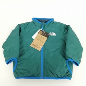 未使用品 ザノースフェイス THE NORTH FACE NYB82344 Baby Reversible Cozy Jackett ベビー リバーシブル コージー ジャケット 80 グリーン