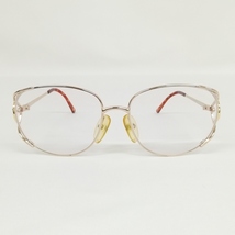 クリスチャンディオール Christian Dior 2795A ヴィンテージ メガネ 眼鏡 メタルフレーム フルリム ゴールド系 度入りレンズ 56口16 120 レ_画像2