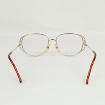 クリスチャンディオール Christian Dior 2795A ヴィンテージ メガネ 眼鏡 メタルフレーム フルリム ゴールド系 度入りレンズ 56口16 120 レ_画像3