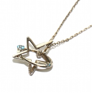 スタージュエリー STAR JEWELRY ネックレス ペンダント スターモチーフ 星 0.01ct 925 シルバー アクセサリー ジュエリー /DK レディース