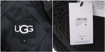 未使用品 アグ UGG Gertrude Long Teddy Coat コート ガートルード ロング テディ コート ボア アウター S チャコールグレー /HS ■OS ■SH_画像3