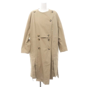 emf.rudoENFOLD COpi-chitsu il liner attaching long trench coat outer no color 36 beige /ES #OS #SH lady's 