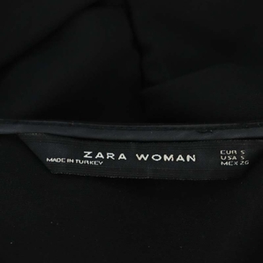ザラウーマン ZARA WOMAN ノースリーブワンピース ロング ボートネック USAS 黒 ブラック /DO ■OS レディースの画像3