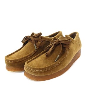 未使用品 スローブ イエナ SLOBE IENA クラークスオリジナルズ 23AW Wallabee スエード 5.5 24.5cm キャメル /YO7 レディース