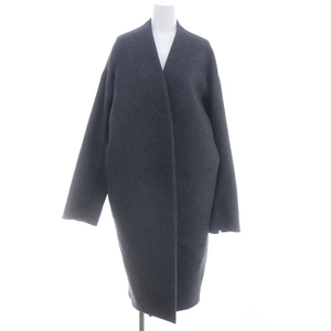 emf.rudoENFOLD wool li bar no color coat color re skirt outer long 38 gray /DF #OS lady's 