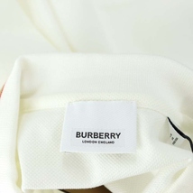 バーバリー BURBERRY ロゴ刺繍 ポロシャツ 半袖 鹿の子 XS TP 白 ベージュ 赤 黒 8009280 /ES ■OS メンズ_画像3