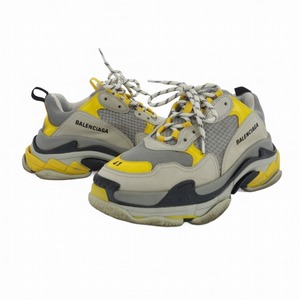 バレンシアガ BALENCIAGA Triple S トリプルS ダッド スニーカー yellow gray 41 27cm UK7 US8 イエロー グレー 536737 メンズ