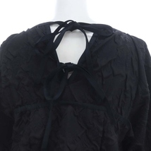 未使用品 ジプソフィア Gypsohila 22AW Parachute Tops パラシュートトップス カットソー 長袖 F 黒 ブラック ■OS レディース_画像5