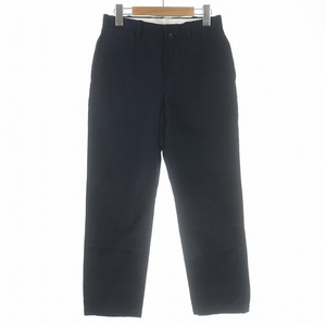 未使用品 ヤエカ YAECA チノクロスパンツパイプド CHINO CLOTH PANTS PIPED チノパン 28 M 紺 ネイビー 63603 /SI14 レディース