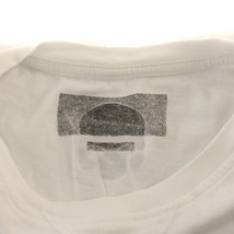 ハイドロゲン HYDROGEN Tシャツ カットソー 半袖 クルーネック プリント スカル M 白 ホワイト /BB メンズ_画像3
