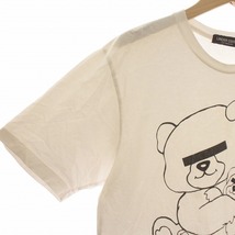 アンダーカバー UNDERCOVER JUN TAKAHASHI Tシャツ カットソー 半袖 クマ クルーネック L 白 ホワイト /IR ■GY17 レディース_画像5