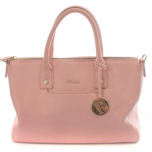 フルラ FURLA トートバッグ ハンドバッグ フェイクレザー ピンク /IR ■GY18 レディース