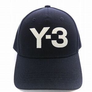 ワイスリー Y-3 23AW LOGO CAP キャップ 帽子 野球帽 ベースボール ロゴ刺繍 メタルバックル 58cm 黒 ブラック H62981 /KW ■GY18 メンズ
