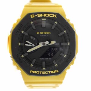 カシオ CASIO ジーショック G-SHOCK 2100 Series 腕時計 デジアナ 黄色 イエロー 黒 ブラック GA-2110SU-9AJF /YI12 ■SH メンズ