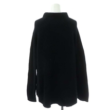 セオリー theory MERCER WOOL CASH MOVING RIB TNECK ニット セーター 長袖 ウール カシミヤ S 濃紺 ダークネイビー /NR ■OS レディース_画像2