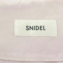 スナイデル snidel 23SS Sustainableマウンテンパーカー ナイロンジャケット フード ジップアップ スナップボタン F ピンク_画像3