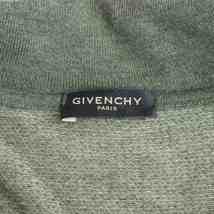 ジバンシィ GIVENCHY ニット ハーフジップ 長袖 衿付き ウール L グレー /KU レディース_画像4