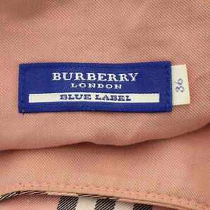 バーバリーブルーレーベル BURBERRY BLUE LABEL ノバチェック スカート 膝丈 フレア S ピンク マルチカラー /NR ■OS レディースの画像3