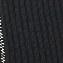 ジルサンダー JIL SANDER 23SS ニットジャケット ジップアップ コットン 30 XS 黒 ブラック /AN31 レディース_画像8