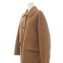 ロンハーマン Ron Herman 22AW Bal Collar Rever Coat ステンカラーコート アウター ロング カシミヤ混 XS キャメル /ES レディース_画像5