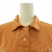 ヌーディージーンズ nudie jeans Bea Bowling Shirt シャツ ブラウス 半袖 XS オレンジ /KQ レディース_画像6