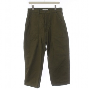 ユニバーサル プロダクツ GUNG HO 1TUCK BAKER PANTS ガンホー1タックベイカーパンツ カーゴパンツ ジップフライ 2 M カーキ 213-60512