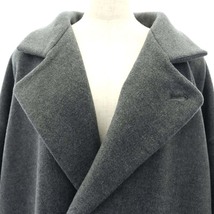 ゼロエイトサーカス 08SIRCUS Double face rever coat チェスターコート ロング ウール 4 XL グレー ■AD /SY ■OS メンズ_画像6