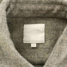 ザノースフェイス THE NORTH FACE ロングスリーブセルセンウールシャツ L/S THIELSEN WOOL SHIRT 長袖 S グレー NRW61607_画像7