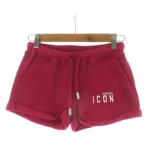 未使用品 ディースクエアード DSQUARED2 Mini Icon Shorts ショートパンツ ロゴ XXS ピンク S80MU0007 /AN36 ■GY29 レディース_画像1