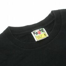 アベイシングエイプ A BATHING APE Bape OG バックプリント Tシャツ カットソー 半袖 ショート ロゴ M 黒 ブラック /KW ■GY99 レディース_画像9