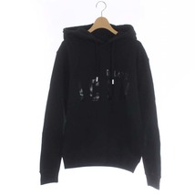 未使用品 DSQUARED2 Icon Monotone Hoodie モノトーン フーディ プルオーバーパーカー スウェット 長袖 裏起毛 XS 黒 S79GU005GY29_画像1