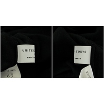 ユナイテッドアローズ UNITED ARROWS ニット セーター ハイネック ボトルネック ウール 長袖 1 S 黒 ブラック /DK レディース_画像8